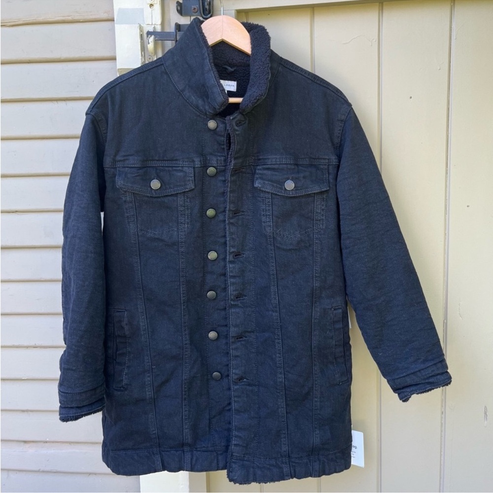 Fleece lined Denim coat